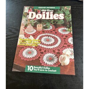 VTG Old-Time Doilies Crochet Pattern Booklet House of White Birches 10 Patterns
